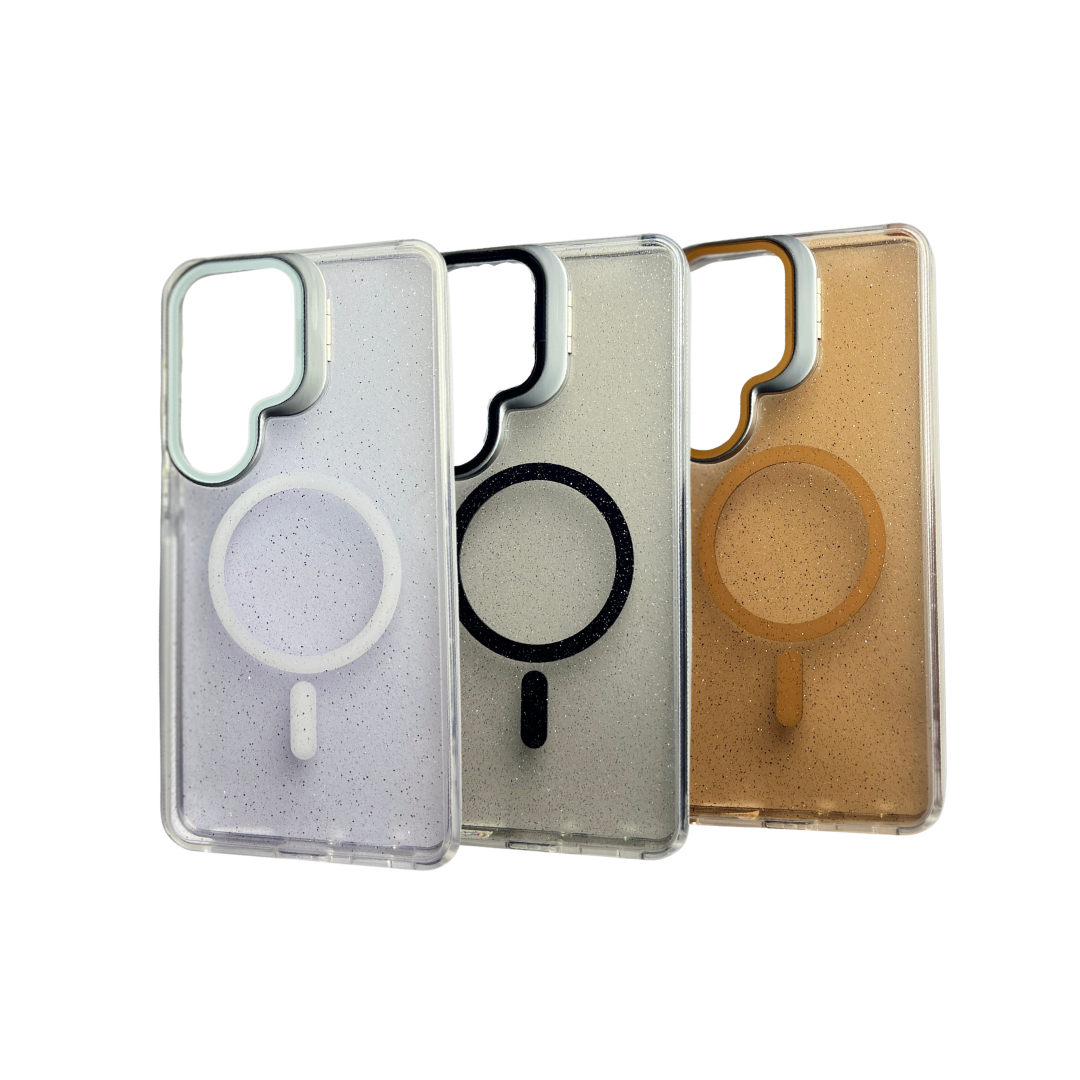 FUNDA CASE MAGSAFE PARANTE GLITTER PARA SAMSUNG