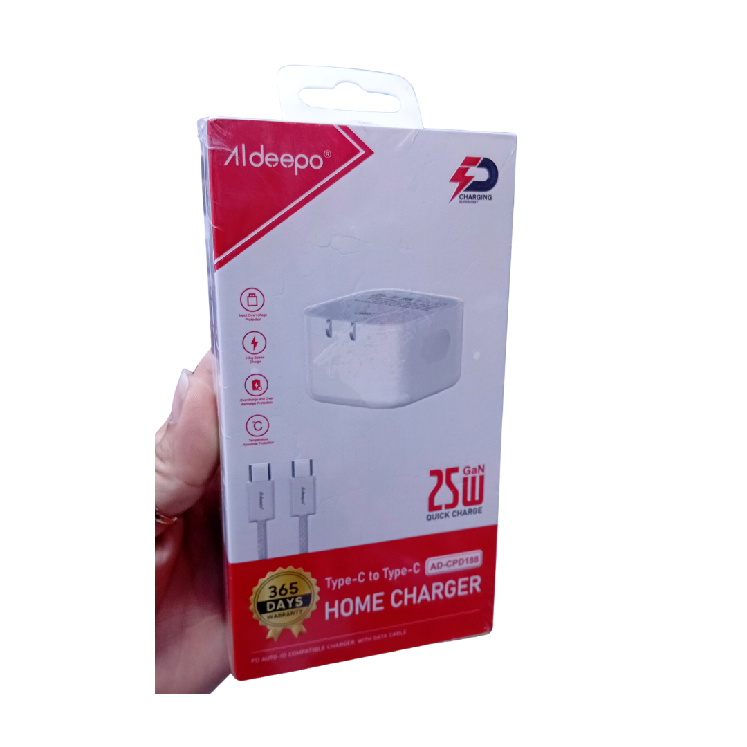 CARGADOR ALDEEPO AD-CPD188 TC 25W