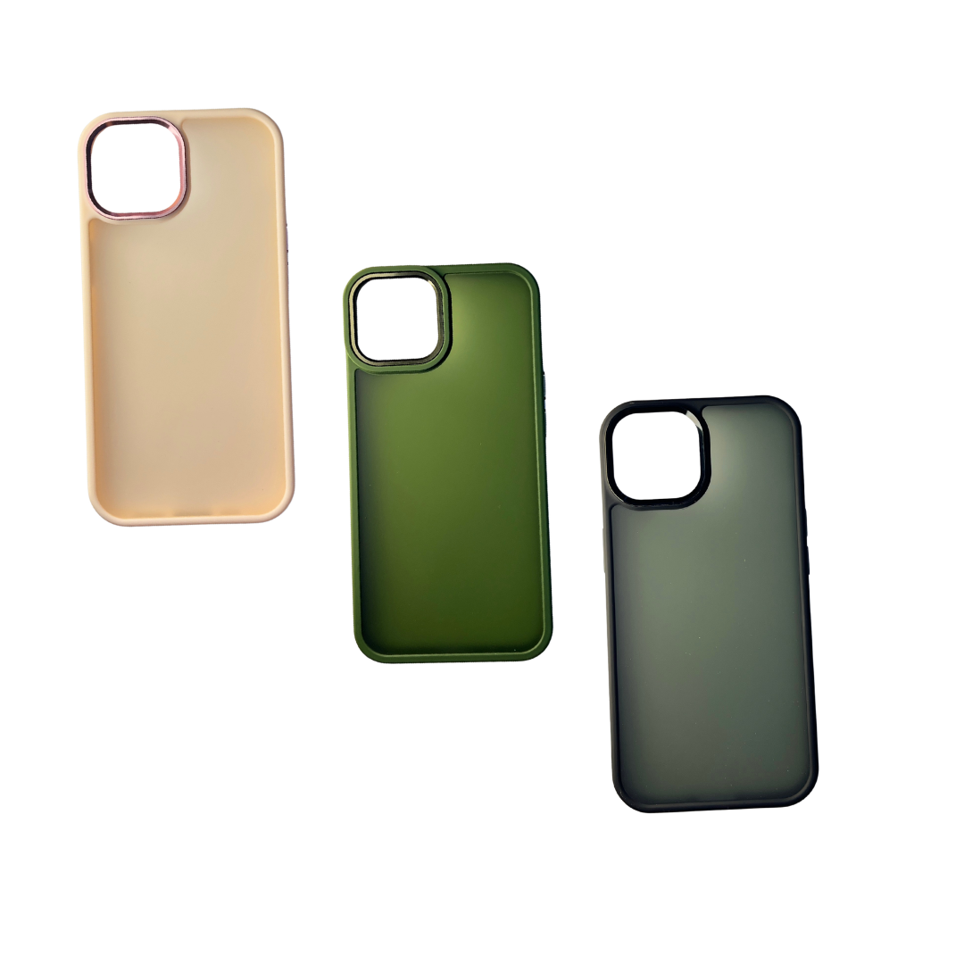 FUNDA CASE CROMADO AHUMADO PARA IPHONE