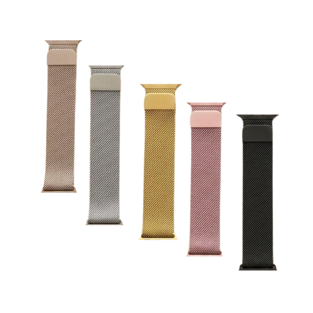 CORREA UNIVERSAL PARA SMARTWATCH METALICA (MILANESA)