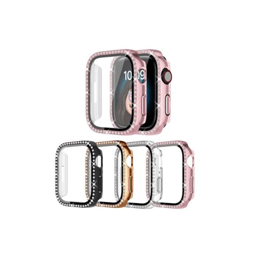 PROTECTOR SMARTWATCH BUMPER DIAMANTE iPHONE 