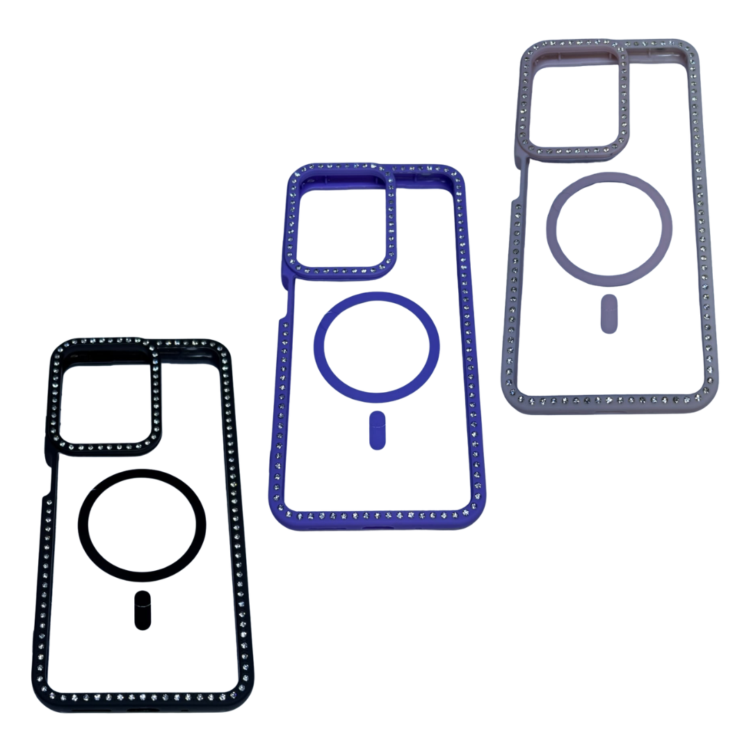 FUNDA ARTEMISA TRANSPARENTE MAGSAFE (PIEDRA) PARA MOTOROLA