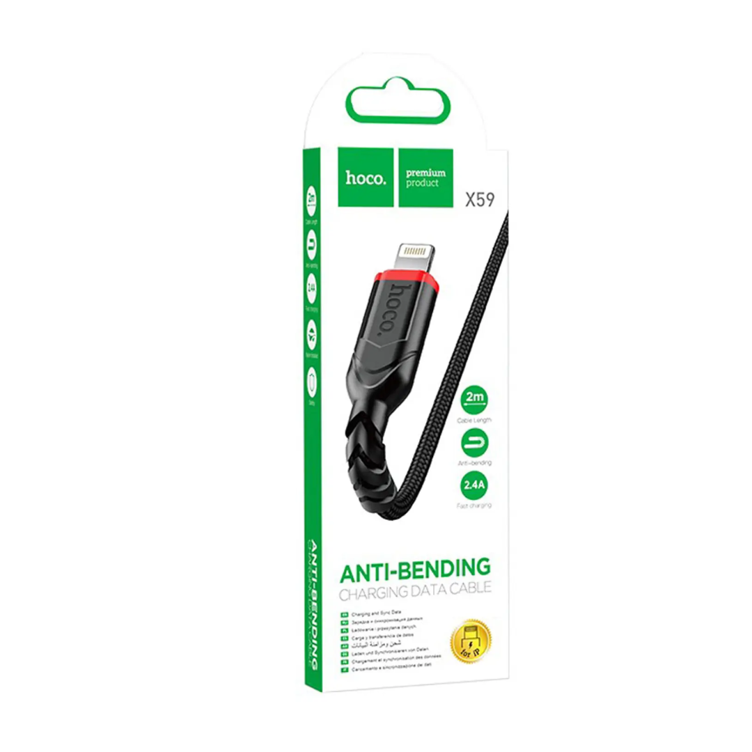 CABLE HOCO X59 USB-LIGHT 2M