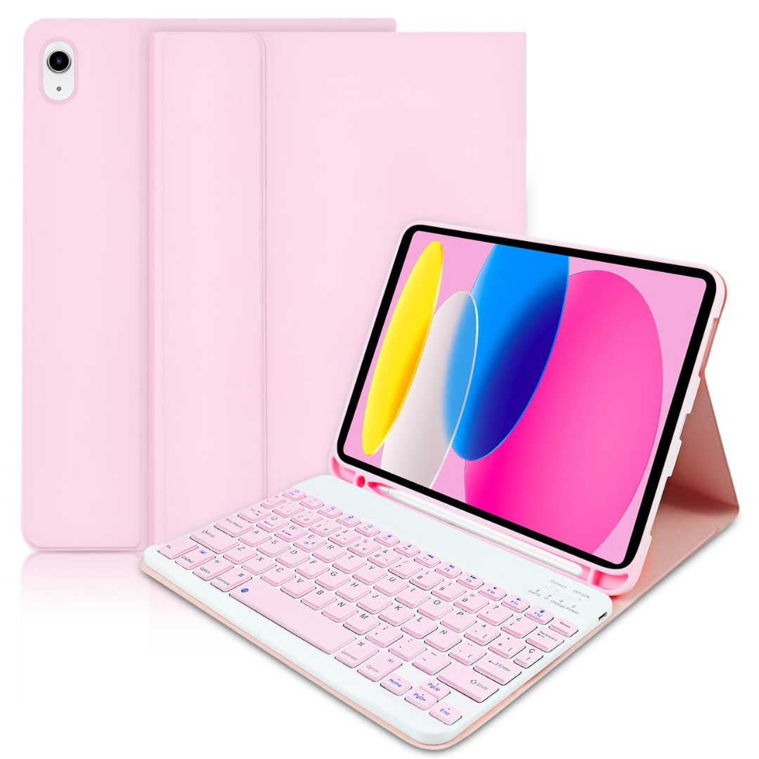 FUNDA SMART COVER CON TECLADO TOUCH PARA  REDMI PAD PRO/POCO PAD/PAD2 PRO 12.1