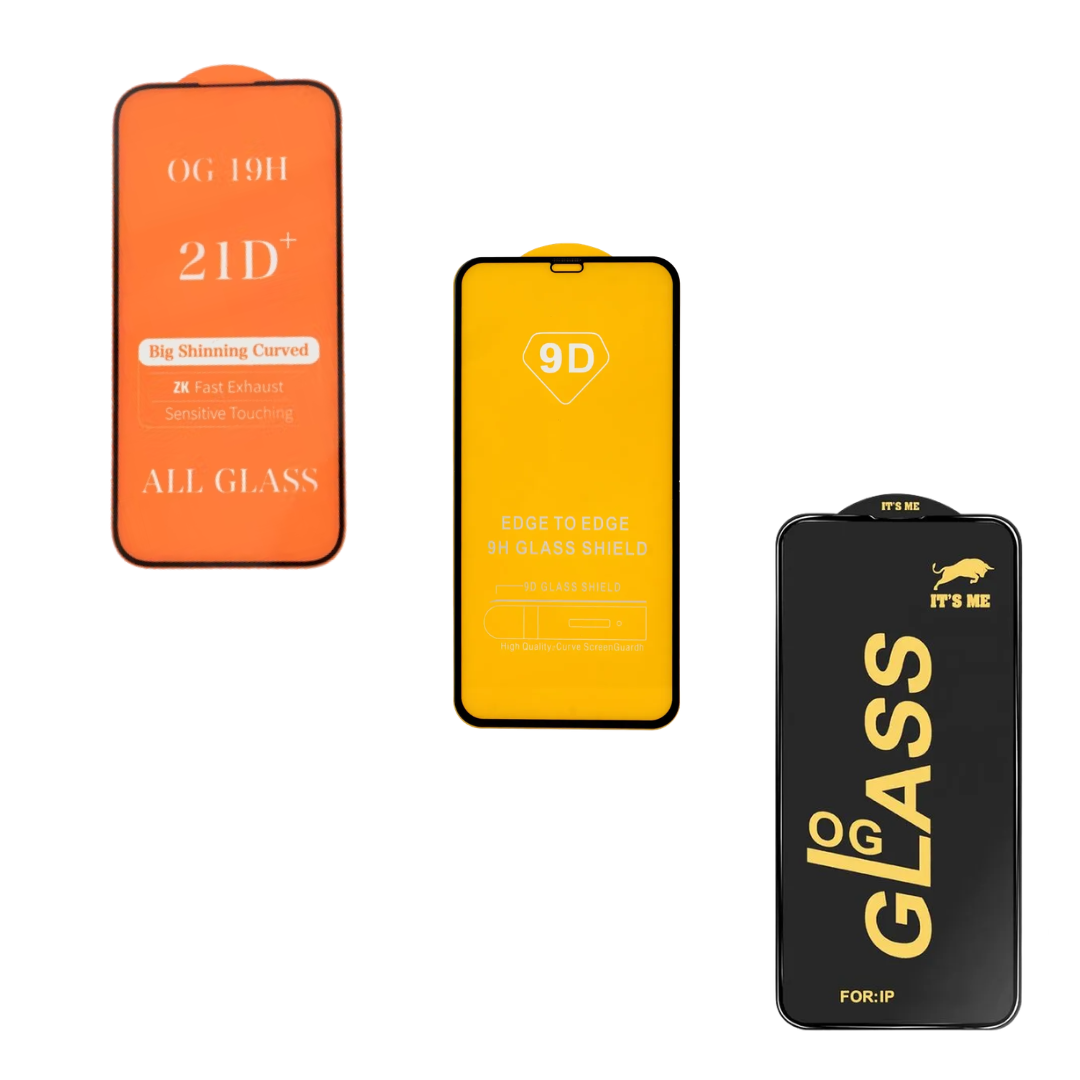 PROTECTOR DE PANTALLA VIDRIO PARA CELULARES 
